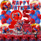 Geschirr für Spiderman Deko Geburtstag, Spiderma Geburtstagsdeko 5 Jahre, Gozuein 93 Stück Spider Kindergeburtstag Themed Party Dekoration Teller Becher für Spiderman Luftballons Servietten Tischdecke