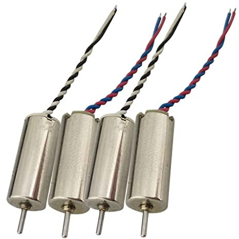 Luzhengyang Premium Drohne Ersatzteile 4X Motoren für JJRC H36, E010 RC Quadcopter - Metall, 4 Pack CW CCW Elektromotoren - für Fernbedienung Reparatur und Multirotor Drohne