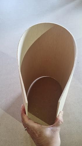 Flexible Plywood Bends to Create Curves or arcs. Plywood That Bends Ideal for Furniture Making, renovations and Model Making (1200 x 600 x 5mm)