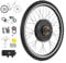VIRIBUS 1000W Electric Bike Conversion Kit, 26 Rear Wheel Electric Bicycle Motor Conversion Kit, 7 Speed Direct Drive Freewheel for 48V Battery E-Bike, eBike Hub Motor Set with LCD Display PAS System