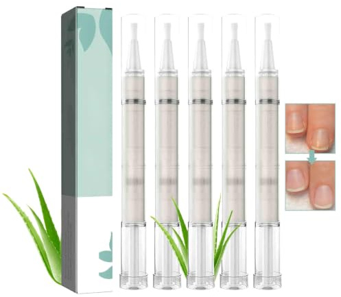5 Stück Nail Care,Nagelpflegestift,Nagelöl Stift,Routine Nails Cares | Nagelpflegestift mit pflegendem Öl für gesunde Nägel und Nagelhaut,Stärkt und schützt, beugt Brüchigkeit vor,Ideal täglich