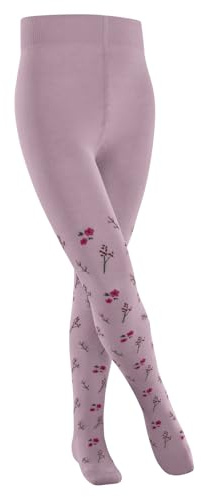 FALKE Unisex Kinder Little Flowers Strumpfhose Baumwolle atmungsaktiv