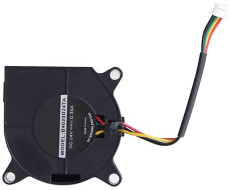 Hotend Partie d'imprimante 3D Ventilateur de refroidissement à double roulement 40 mm 40 x 40 x 20 mm 24 V pour imprimante 3D