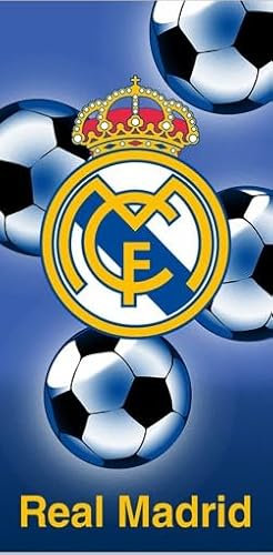 Real Madrid Strandtuch Fußball 75x150 cm 100% Baumwolle