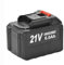 Batterie Rechargeable Li-ION 21V 6000mAh, Compatible avec Makita, perceuse sans Fil/clé à molette/Tournevis/scie Circulaire(1pcs)