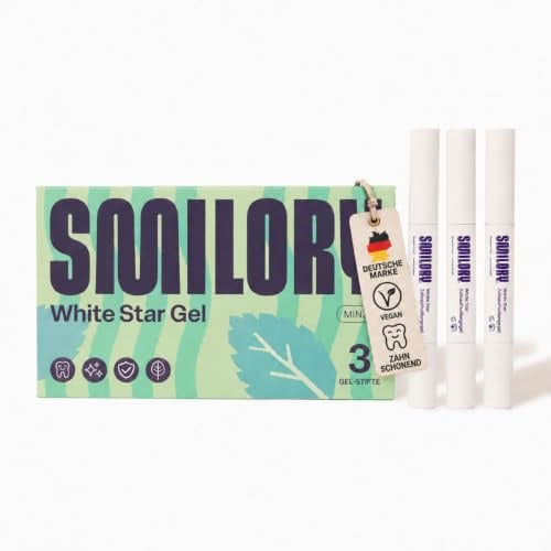 White Star von Smilory® – Gel für Zahnaufhellung und weiße Zähne – Für alle LED Geräte (Nur mit LED Bleaching Geräten anwendbar)