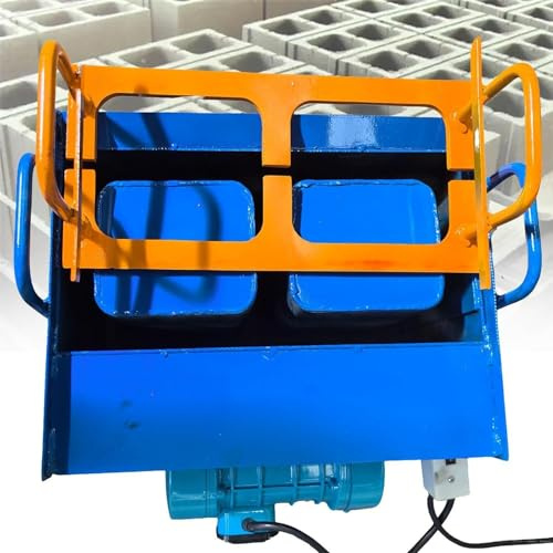 Concrete Block Making Machine, Automatic Concrete Block Machine, Brick Making Machinery, 212 Vibration/Min, 45s Fast Forming, Suitable for Home Farm Garden Construction DIY Projects