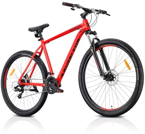 Tatra Bikes Overland MTB 27,5–29 Zoll Mountainbike | leichtes Fahrrad für Damen, Herren, Mädchen und Jungen, Aluminiumrahmen, 21 Gänge, Stoßdämpfer, Scheibenbremsen