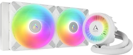 ARCTIC Liquid Freezer III 280 A-RGB - Wasserkühlung PC (Generalüberholt) | AIO CPU Wasserkühler, Intel & AMD, effiziente PWM-gesteuerte Pumpe, Lüfter: 200–1900 rpm, LGA1851 und LGA1700 Contact Frame