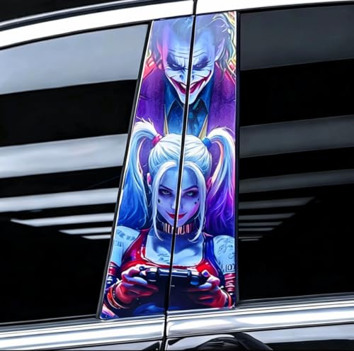 YDSTNiu 2Stück Auto-Mittelsäulenaufkleber für Ford Transit/Tourneo Custom 2023-2024 2025,