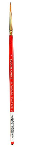 Winsor & Newton Sceptre Gold II Pinceau Rond manche court Série 101 N°3