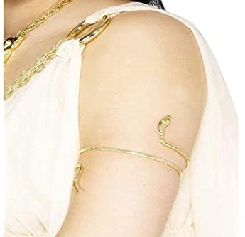 Ägyptisches Armband Gold Schlangen-Design, One Size