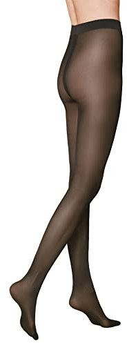 KUNERT Damen Strumpfhosen Satin Look 40 semi-blickdicht glänzend 40 DEN Carbon 3420 38-40