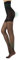 Calzitaly Strumpfhose mit hoher Taille, aus Nylon, 20 Denier, durchsichtig (Sheer) , Schwarz , M