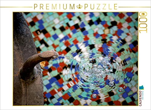 CALVENDO Puzzle Detail der Helenenquelle Bad Pyrmont | 1000 Teile Lege-Größe 64 x 48 cm Foto-Puzzle für glückliche Stunden