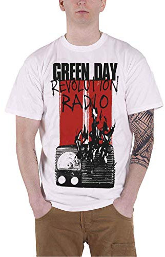 Green Day T Shirt Revolution Radio Combustion Band Logo Nue offiziell Herren XXL