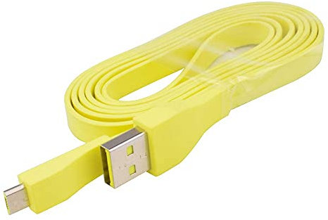 Meiso Replacement Charger Cable Cord Compatible with Logitech UE Boom/UE Boom 2/ Megaboom/Miniboom/Roll Wireless Speaker (Yellow)