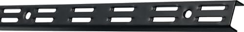 Zahnstange doppelt perforiert, Dekor: schwarz matt, Länge: 1000 mm, RAL: 9005, ELEMENT SYSTEM