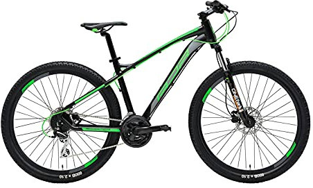 Fahrrad MTB ADRIATICA WING RS 27,5 Größe L SHIMANO ACERA 24V SCHWARZ GRÜN