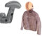 Enhanc3d Designs Porta Casco Moto da Parete – Appendi Casco Moto – Gancio Casco Moto - Appendere il Casco da Moto e la Giacca da Moto alla Parete