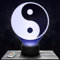 Nachttischlampe - Touch-Nachtlicht Yin und Yang Kräfte 3D-LED-Lampe Illusion, Geschenkidee Weihnachten Geburtstag Junge und Mädchen Nachttischlampe Kinder- oder Erwachsenenzimmer