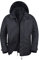 Mountain Warehouse Fell Mens 3 in 1 Water Resistant Jacket - Adjustable Coat with Packaway Hood, Detachable Inner Fleece & Many Pockets - For Hiking & Outdoors Black L