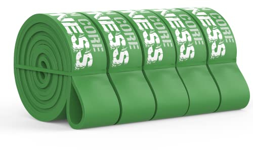 23–54 kg Green Pull Up Resistance Band Set Multi Pack - Pull Up Assistance Bands for Men & Women – Long Exercise Band for Home & Gym - Assisted Fitness Band for Workout, Mob, Stretch & Physio Therapy