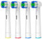 GENKENT Aufsteckbürsten kompatibel mit Oral B Aufsteckbürsten, Professionelle Elektrische Zahnbürstenköpfe für Oral-B Ersatzköpfe Refill Pro 500/1000/1500/3000/3757/5000/7000/7500/8000,4 Stück