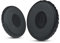 Professionelle Bose On-Ear-Kopfhörer-Ersatz-Pads, Bose OE2 Ersatz-Ohrpolster, passend für Bose Over-Ear 2 (OE2, OE2i), weiches Leder und Memory-Schaum, von Krone Kalpasmos – Schwarz