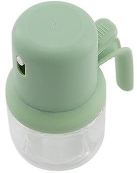 Vctitil 180ml Öl Sprayer Zum Kochen Glas Küche Spray Öl Sprayer Olivenöl Sprayer Verwendet Für BBQ Picknick Backen Kochen (grün)