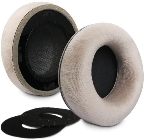 K712 - Cuscinetti auricolari di ricambio compatibili con cuffie AKG K702 K701 K601 K612 K712 Q701 Q702 in morbido memory foam e isolamento acustico (grigio)