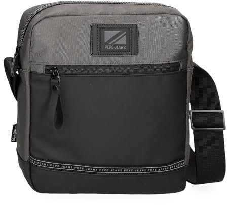 Pepe Jeans Stratford Messengerhülle Tablet-Schutzhülle Grau 23x27x7 cm Polyester, grau, Talla única, Umhängetasche für Tablet