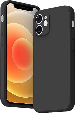 Vancle Case for iPhone 12 mini Phone Case, Camera Protection Ultra Slim Case for iPhone 12 mini 5.4'' Anti-Scratch Shockproof Bumper Cover (Black)