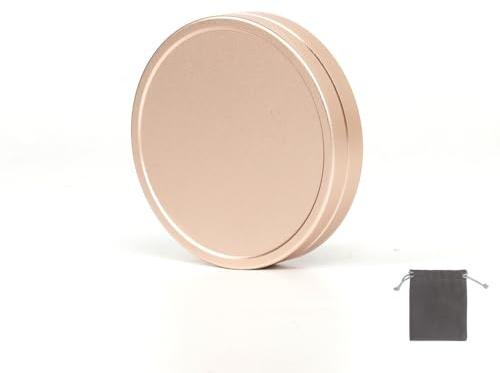 Kamera Objektivdeckel für instax mini evo, Aluminiumlegierung Objektivabdeckung staubdicht Objektiv Schutzhülle Fall Ersatz Zubehör (Roségold)