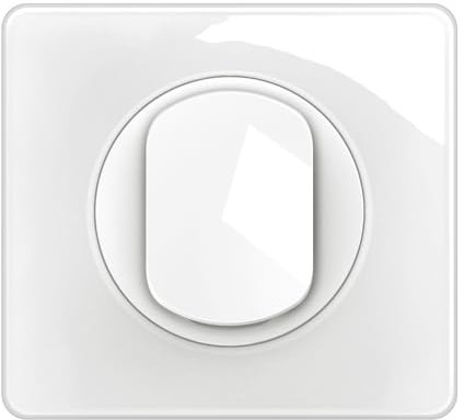 LEGRAND - Interrupteur Poussoir Céliane + Plaque - 6A - Commande d'Eclairage Silencieuse - Blanc