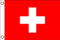 Schweiz Flagge Fahnen | 150 cm x 90 cm / 90 x 150 cm | Wetterfest & Langlebig | Polyester mit zwei Ösen