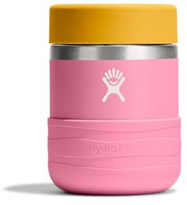 Hydro Flask Insulated Food Container - Snack Container for Kids and Lunch Box - 12 Oz Food Jar in Dahlia Pink