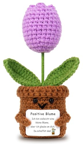 BOAITE Pocket Hug Positive Blume Strickwolle Sonnenblume Puppe