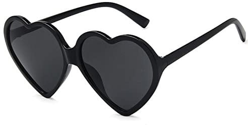YIHANSS Love Heart Sunglasses Women Fashion cute sexy retro Cat Eye Vintage Sun Glasses red purple tea UV400 Lens female