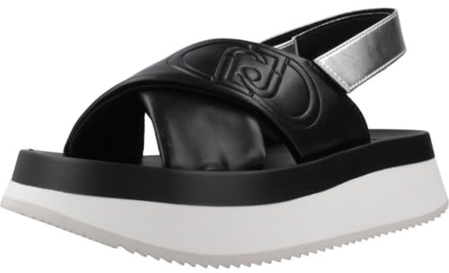 Liu Jo Damenschuhe, Modell Sandalen BA5089EX097, aus Kunstleder., Schwarz, 38 EU
