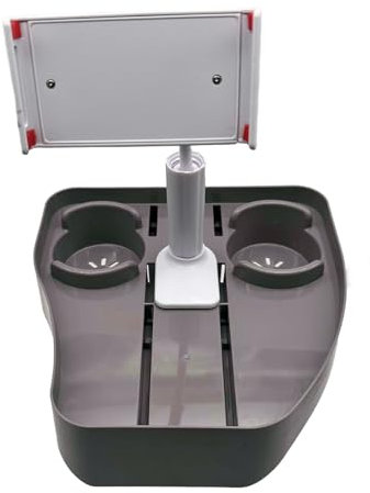 Vassoio per telefono per piscina, vasca idromassaggio, 26 x 27 x 45 cm, design antiscivolo, materiale impermeabile per bevande, snack, frutta, bagno, spiaggia, vasca da bagno, balcone