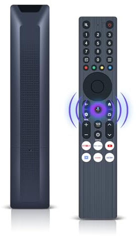 CLVIZCXOM RC833A FMB1 Voice Remote Control Fit for TCL C71K QD Mini-LED 4K | For C71K C6K C7K C8K QD Mini-LED 4K Smart TV, Requires 2x AAA Batteries (Not Included)