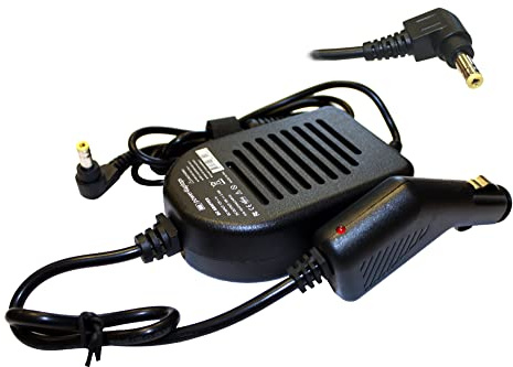 Power4Laptops Adaptateur CC Chargeur de Voiture Alimentation pour Ordinateur Portable Compatible avec Toshiba Satellite P300-161