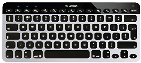 Logitech - 920-004270 - K811 Easy Switch Sans Fil Bluetooth USB AZERTY Clavier Argent et Noir (Non compatible avec les appareils Android, Windows et Linux)
