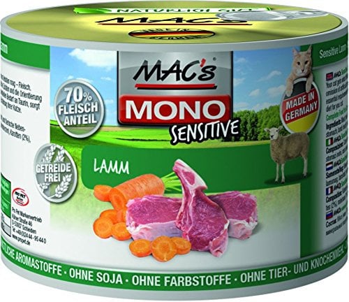MAC's Cat Mono frisches Lamm (getreidefrei) 6 x 200 g