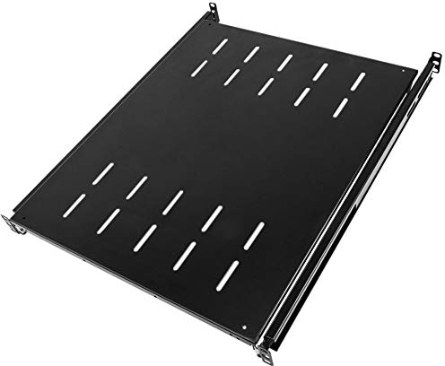 RackMatic - Bandeja telescópica ajustable para armario rack 19 de 1U y fondo 550mm
