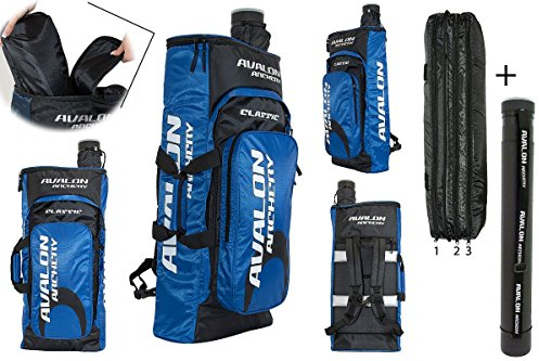 Avalon New Classic Rucksack Bogenrucksack mit Pfeilröhre blau