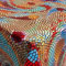 Wachstuch Mosaik Bunt Steine Breite & Länge wählbar abwaschbare Tischdecke Eckig 130 x 190 cm