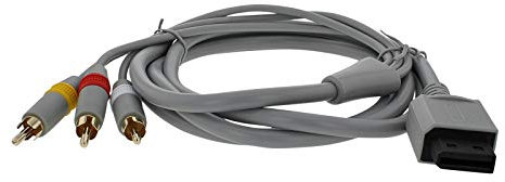 Composite RCA AV cable for Nintendo Wii, Wii Mini & Wii U 1.8M (6FT) replacement lead wire | ZedLabz