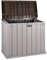 Toomax Stora Way Boîte à Outils d'extérieur en polypropylène recyclé avec Effet Bois (1270 l, Gris Taupe/Marron)